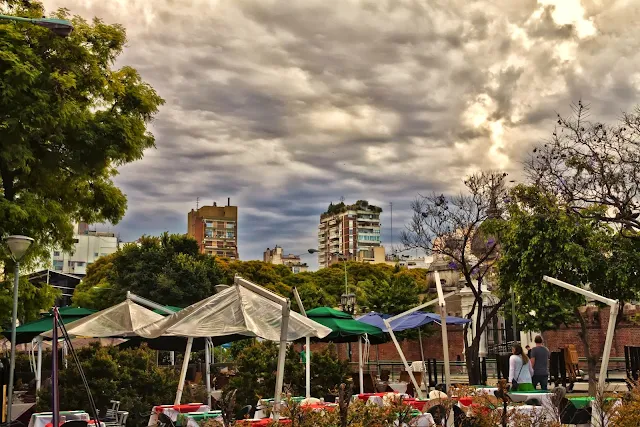 Nubes sobre Recoleta