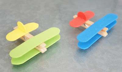 Cara Membuat Pesawat Terbang dari Stick Eskrim dan Jepitan Baju | Mainan Anak & APE PAUD Sederhana