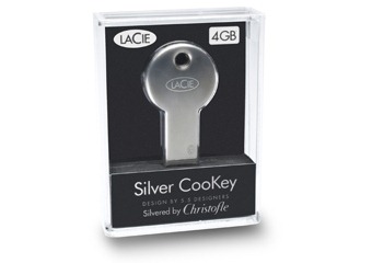 Silver Key USB flash drive