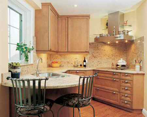 Home Design: Small Kitchen for Small Space Design and Arrangement