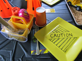 Construction Worker birthday party with several construction worker-themed games and decoration ideas {The Unlikely Homeschool}