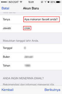 Isi pertanyaan dan jawaban