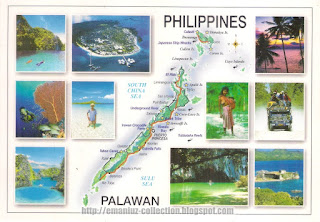 Mapcard of Palawan