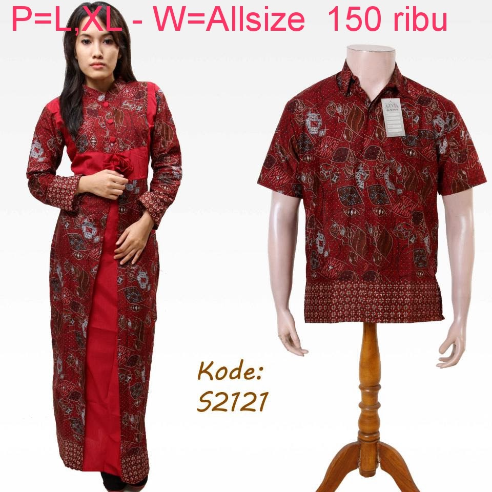  Baju  Batik  Pasangan  Suami  Istri  Model  Baju  Batik 