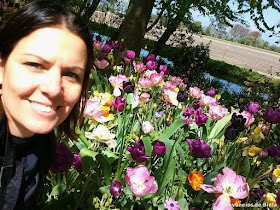 Flores e tulipas na Holanda -  Keukenhof