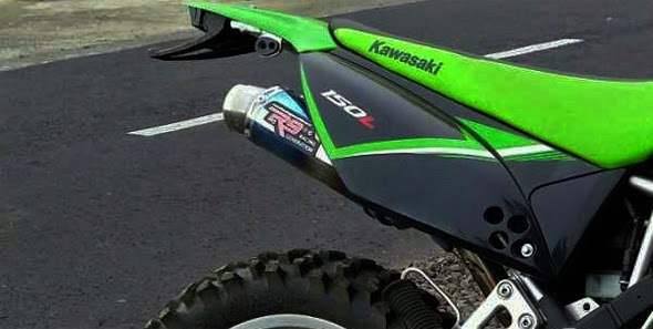 Kawasaki KLX 150 dan D-Tracker Harga Knalpot Racing 