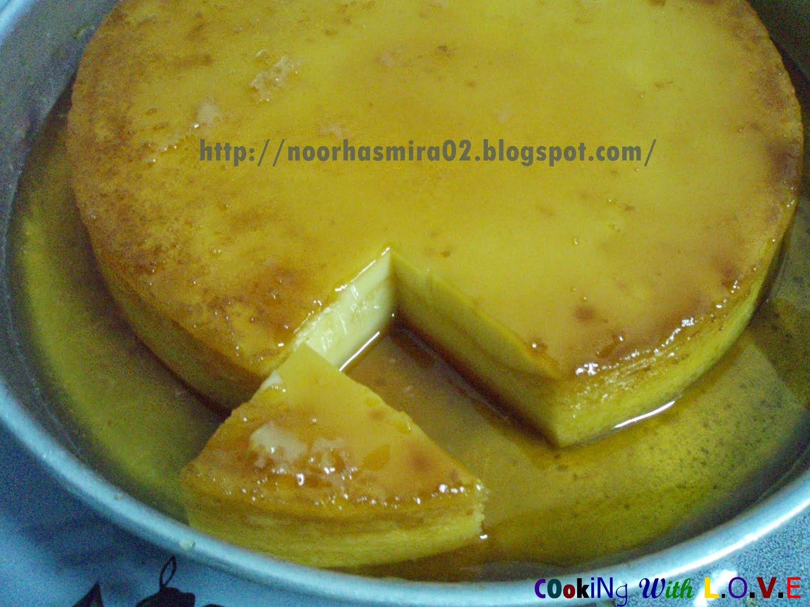 Resepi Puding Telur Berkaramel