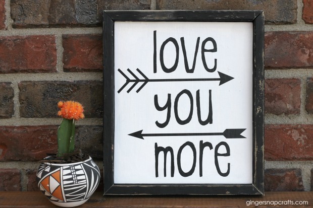love you more sign