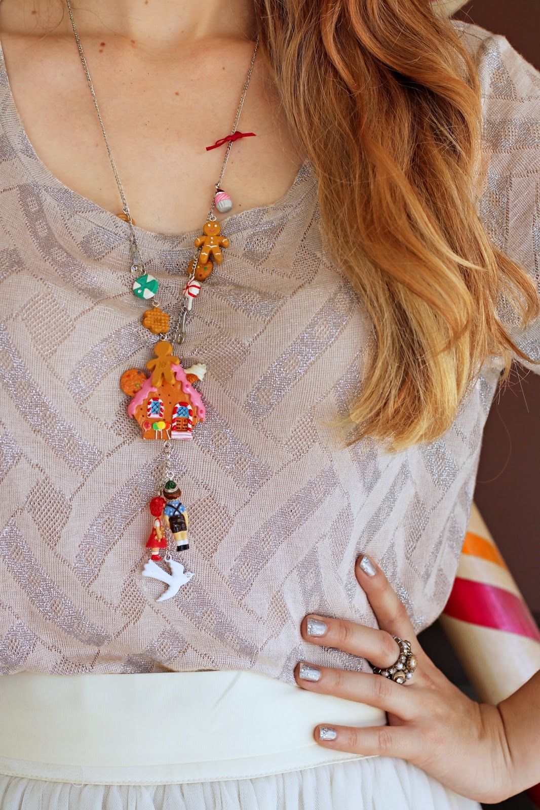 Adorable Hansel and Gretel inspired necklace!