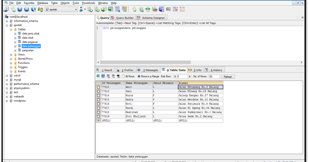 Contoh Query Database - Detil Gambar Online