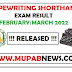 **published*** TNDTE Typewriting Shorthand Exam Result 2022 February GTE Dote Results 2022 out @ tntcia.com 