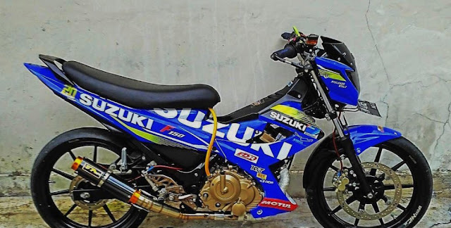 satria fu modif road race