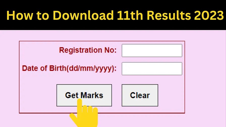 How to Download 11th Results 2023