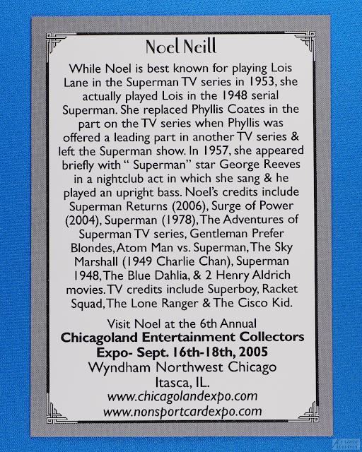 2005 Chicagoland Entertainment Collectors Expo Promos -  Noel Neill as Lois Lane