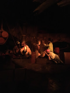 Drunk Pirate Animatronics Playing With Guns Disneyland Pirates of the Caribbean Ride