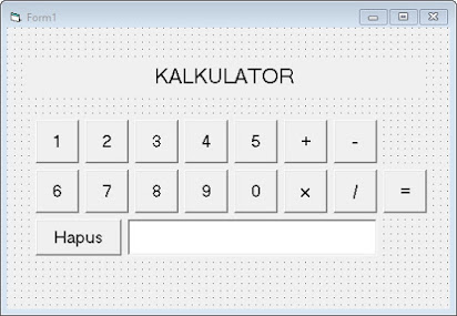 Tutorial Membuat Program Kalkulator Sederhana Visual Basic 6.0