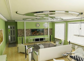 Green Living Room Design Ideas