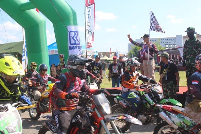 DANJEN KOPASSUS BUKA KOMANDO ENDURO TRAIL HUT KOPASSUS KE 67 DI SUKOHARJO