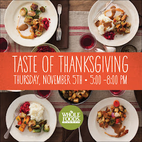 Whole Foods Market Taste of Thanksgiving: supports local schools
