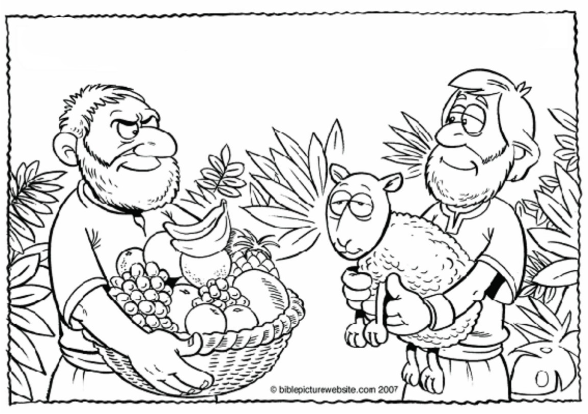 Cain And Abel Coloring Pages