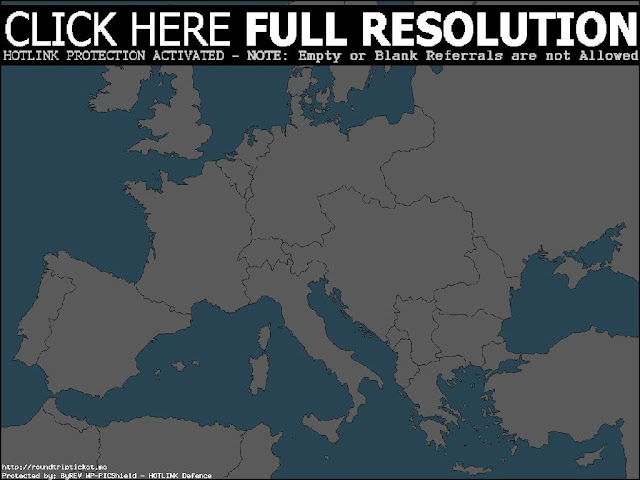 Outline Map Of Europe 1914
