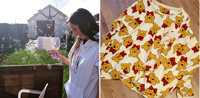 Bubbles and Winnie the Pooh pj's.