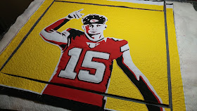 Chiefs quarterback Patrick Mahomes quilt