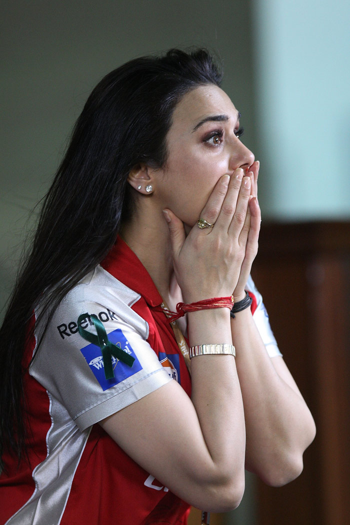 preity zinta ipl. Preity Zinta Spotted at IPL