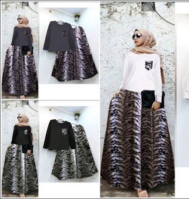  batik dan rancangan terbaru rok panjang rampel dan press body elok √45+ Model Rok Panjang Muslim Modern Untuk Remaja 2022