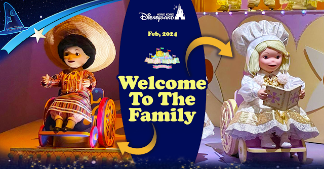 Disney, HKDL, 香港迪士尼樂園,小小世界, 加入了2個輪椅木偶, Hong Kong Disneyland celebrates inclusion with 2 dolls in wheelchairs added to the “it's a small world”