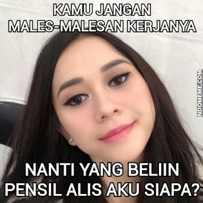 Meme Lucu Status Malas Kerja Untuk Menambah Semangat 