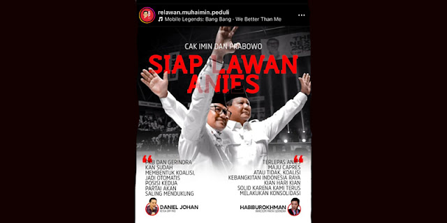 Viral Pamflet “Cak Imin-Prabowo Siap Lawan Anies”, PKB: KIR Siap Lahir Batin