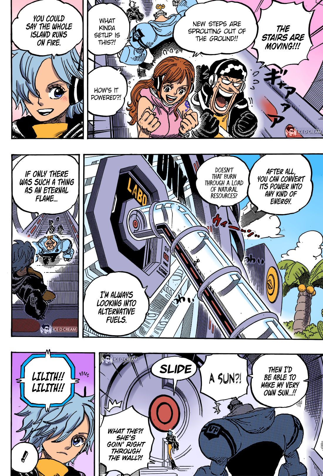 One Piece Chapter 1065 The Six Faces Of Vegapunk Colored Full