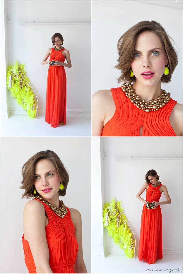 tangerine tango bridemaid dress Best way to use tangerine in your wedding 