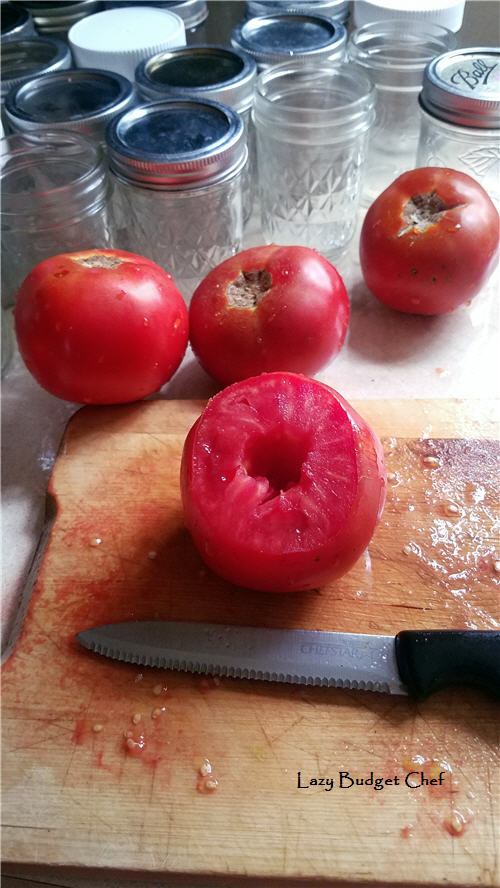 How to peel tomatoes the lazy way