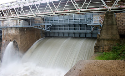 Desembalse del pantano de 'Arcos'