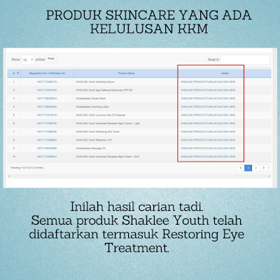 Produk Skincare Yang Ada Kelulusan KKM