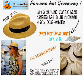 ecua-andino giveaway on Fashion and Cookies, $60 hat, Fashion and Cookies