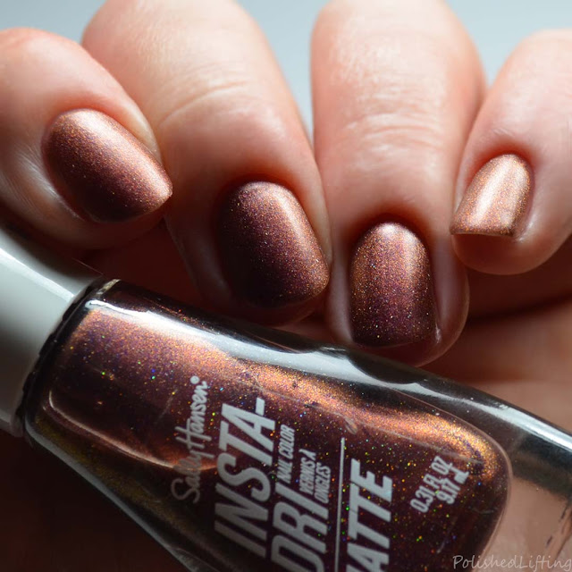 berry duochrome holographic nail polish