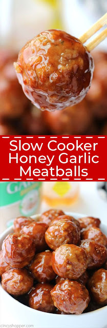 SLOW COOKER HONEY GARLIC MEATBALLS