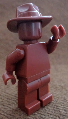 Reddish Brown Monochrome Minifigure: Cowboy