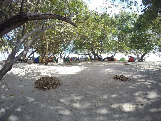 Camping Grounds at Apo Reef Island