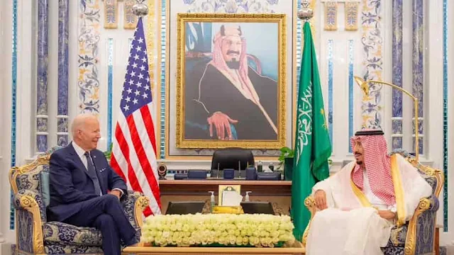 King Salman meets US President Joe Biden at Al-Salam palace in Jeddah - Saudi-Expatriates.com