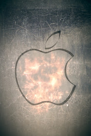 Apple Ice Logo iPhone Wallpaper By TipTechNews.com