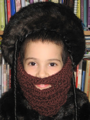 Introducing a crochet beard it comes with the complementary mustache