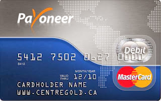 payoneer prepaid debit master card