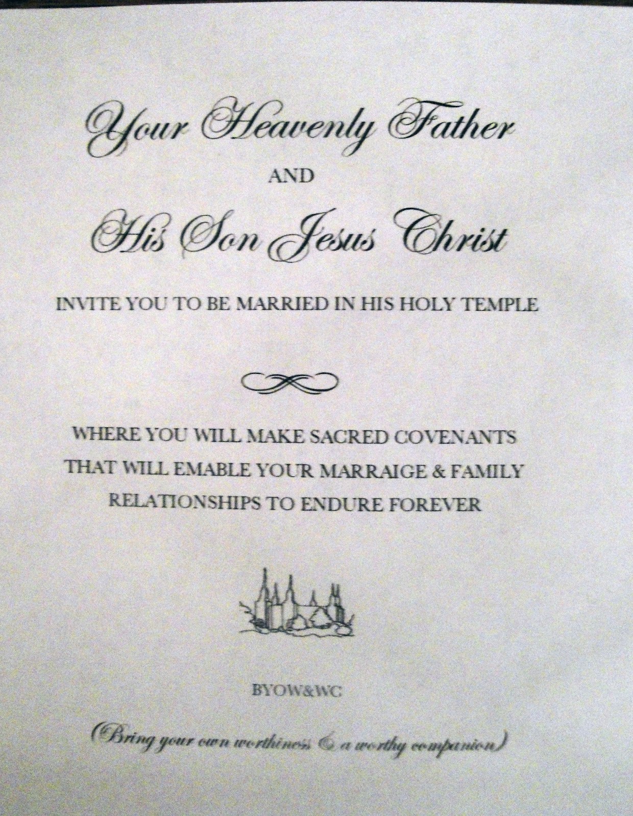 What Does Wedding Invitations Say