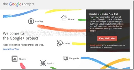 Google  front page