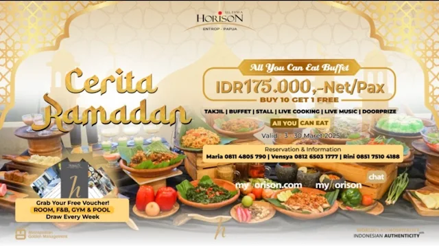 Horison Ultima Entrop Hadirkan Promo Iftar Spesial dengan Harga Rp175.000 Net/Pax
