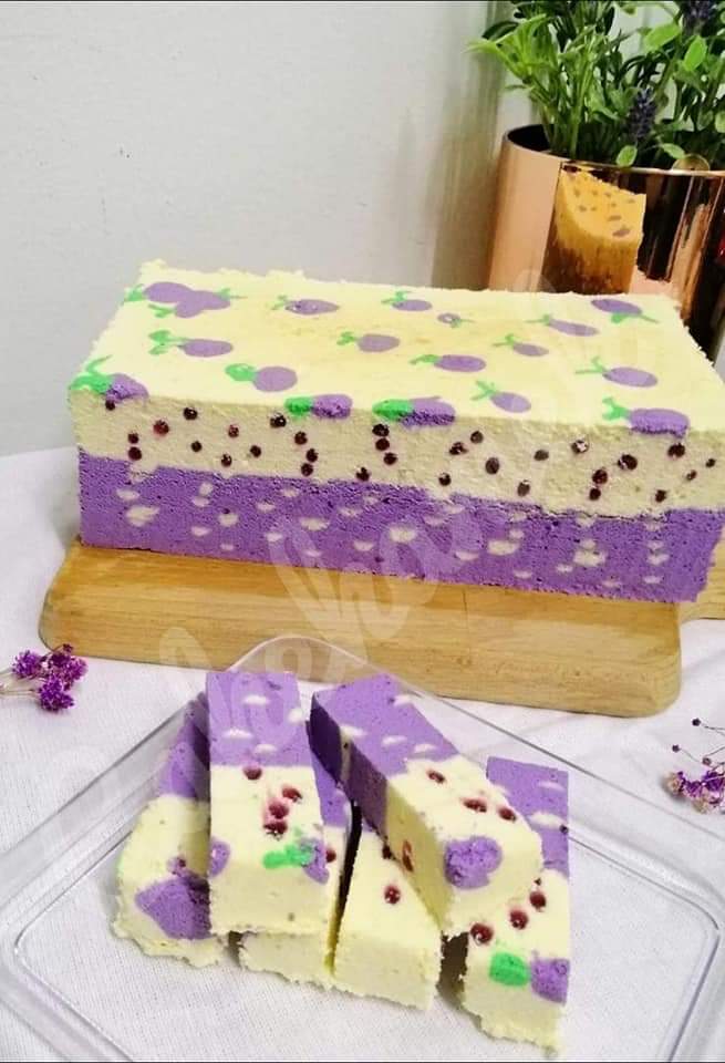 Resepi Kek Lapis Blueberry Cheese ~ Kongsi Resepi